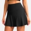 Women's Cycling Skirts 4D Padded Bike Shorts with Pockets High Waist Biking Skort for Road Mountain Bicycle Riding