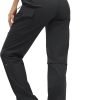 Women's Hiking Cargo Pants Quick Dry Water-Resistance High Waist Pants for Work Travel Outdoor and Casual