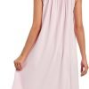 51QVa9JYFXL._AC_SL1500 Cotton Nightgown for Women Sleeveless Loungewear Comfy Soft Sleepwear Long Sleepdress Loose Full Length Nightdress