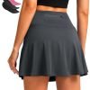 Women's Cycling Skirts 4D Padded Bike Shorts with Pockets High Waist Biking Skort for Road Mountain Bicycle Riding