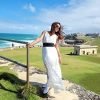Womens Summer Spaghetti Strap Sleeveless High Waist Beach Long Maxi Sun Dress