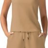 Women's Summer 2 Piece Outfits Mock Neck Tank Top High Waisted Shorts Lounge Sets 2024 Fashion Tracksuit