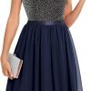 Sequin Halter Prom Dress for Women Party Night Elegant Wedding Bridesmaid Dresses