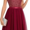 Sequin Halter Prom Dress for Women Party Night Elegant Wedding Bridesmaid Dresses