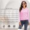 81H28ub2T4L._AC_SL1500 Women's Crew Neck Button Down Long Sleeve Solid Knit Classic Cardigan Sweater