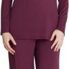 51UX5RkkPmL._AC_SL1500 Loungewear Set pajamas Womens sleepwear Bamboo Viscose Long Sleeve t shirt Long Pants Super Soft Novelty Pjs Set