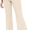 Women's High Waist Casual Wide Leg Pants, Button Dress Pants for Women, Work Pants with Pockets for Women Office.