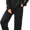 Women 2 Piece Outfits Tracksuit Casual Zip Up Hoodie Sweatsuits Jogging Long Pant Set