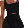 Womens Onesie Workout Rompers One Piece Exercise Jumpsuits Athletic Outfits Gym Yoga Clothes