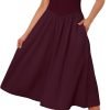 61u8nJmZGEL._AC_SL1500 Women Off Shoulder Midi Dress Strapless Sleeveless Drop-Waist A Line Tube Dress Trendy Summer Swing Patchwork Dress