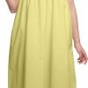 Lace Neckline Cotton Sleepwear For Ladies Womens Round Neck Nightdress