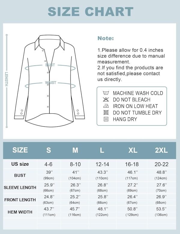 Womens Casual Boho Floral Print V Neck Long Sleeve Blouses Button Down Shirts Dressy Chiffon Loose Ruffle Tops