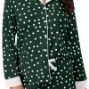 Button Down Pajamas Sets Women Two-Piece Satin Silk Pjs Sets Loungewear Long Sleeve Sleepwear Shorts Nightwear Sets