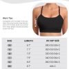 Spaghetti Strap Padded Sports Bras for Women - Y Back Yoga Workout Tops (3 Pack)